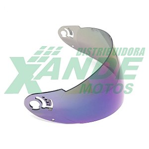 VISEIRA CAPACETE ZEUS 508D ( INJETADA ) 2,2MM CAMALEAO POLIVISOR