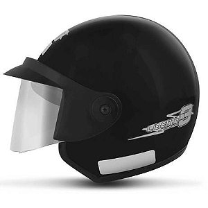 CAPACETE LIBERTY 3 THREE (ABERTO) PRETO 60