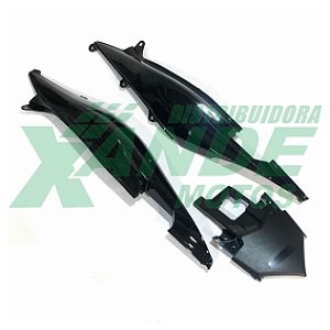 RABETA CB 300R PRETO 2009-2011 E 2013-2015 PARAMOTOS (3 PECAS)