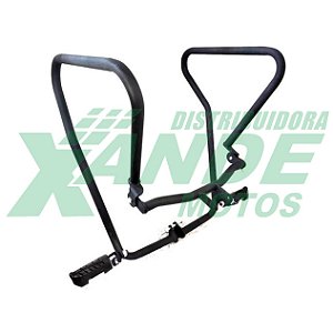 PROTETOR DE CARENAGEM C/PEDAL. XRE 190 PRETO FOSCO PRO TORK