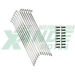 RAIO TRAS XTZ 125 / DT 180 / DT 200 / XT-TDM 225 CROMADO ALLEN