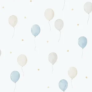 Papel de Parede Balão Azul - Enz