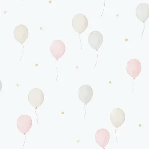 Papel de Parede Balão Rosa - Enz