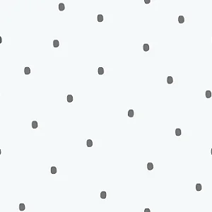 Papel de Parede Poá Preto- Enz