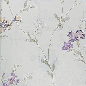 Papel de Parede Florido Lilás - Santo 2