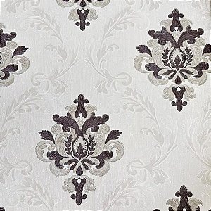 Papel de Parede Arabesco Black and White- Santo 2