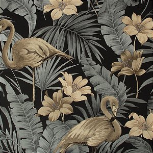 Papel de Parede Folhagem Flamingo GPark