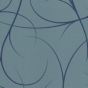 Papel de Parede Ramo Azul fundo Azul - PE
