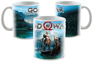 Caneca God Of War Kratos e  Atreus
