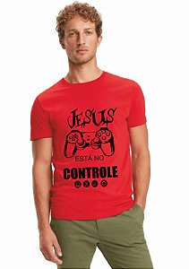 Camiseta Jesus no controle