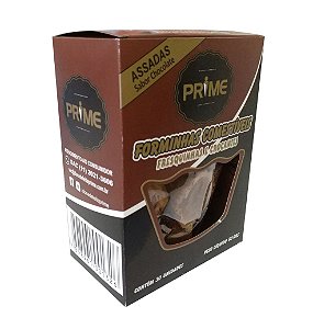 Forminhas Comestíveis Prime 30 unidades – 60 g (Sabor Chocolate)