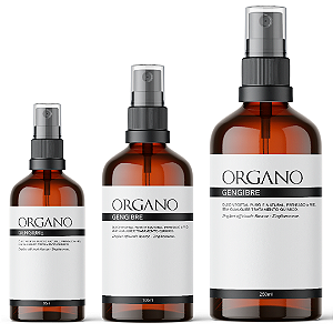 Gengibre - Óleo vegetal puro e 100% natural