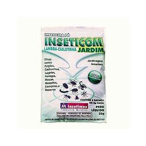 Inseticida em Pó Inseticom Jardim 25g  Ótimo para jardinagem