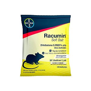 Veneno para ratos - Racumin soft Isca 200g BAYER