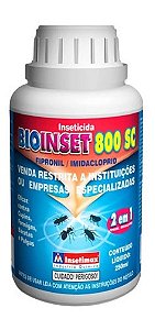 Bioinset 800SC 250ml Bom Rendimento Contra Barata Formiga Pulga