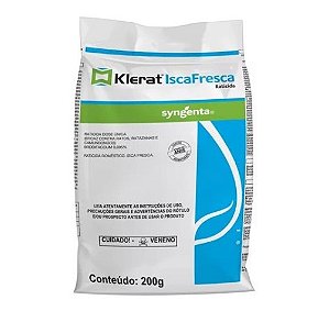 Klerat Isca Fresca 200g Contendo 20 Unidades de 10g Cada Para Controle de Ratos