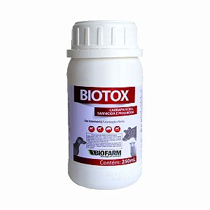 Biotox 250ml Carrapaticida Sarnicida Piolhicida - Biofarm