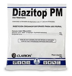 Diazitop PM 25g Fungicida Piolhicida Carrapaticida