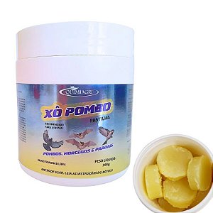 XO Pombo Pote 200g – Controle Rápido e Seguro para Eliminar Pombos Morcegos Pardais