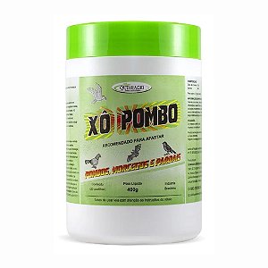 Repelente Xô Pombo Pastilha Morcegos Pardais Quimiagri 400g