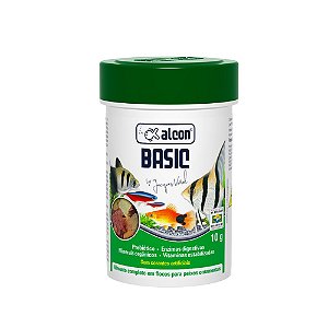 Alcon BASIC 10g Alimento Completo para Peixes Ornamentais em Flocos