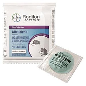 Rodilon Soft Bait 200g 20 Iscas Frescas - Veneno para ratos ratazanas camundongos
