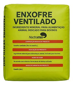 ENXOFRE EM PÓ PURO AMARELO 1KG