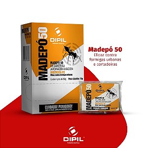 Veneno Contra Formiga Em Pó Madepó Formicida Dipil Cortadeira E Urbanas 4 Pctes 250g