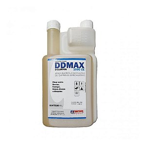 DDVP DDMAX 1000 CE 1L Inseticida forte e eficaz - combate moscas, baratas, formigas, pulgas e mosquitos-  Insetimax