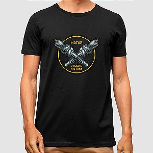 Camiseta Motor Making History - Preta