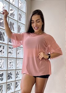 Blusa Tule | Rosê