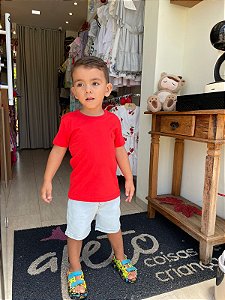 Bermuda Reserva Infantil Masc Jeans Claro