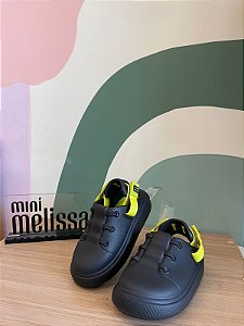 Tenis Unissex Melissa Charlie Preto/Verde