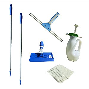 Kit Equipamentos Básicos Limpeza Seco Lavee