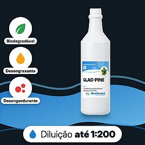 Glad Pine - Desengordurante com ação desengraxante com pH moderado - 01 L