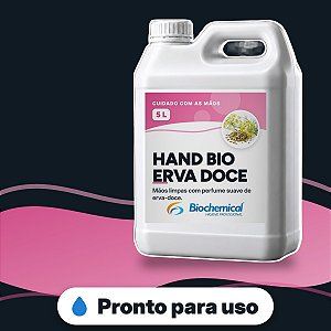 Hand Bio Erva Doce - Sabonete Líquido perolado - 05 L