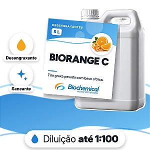 Biorange C - Desengraxante especial para uso em máquinas de Ultrassom - 05 L