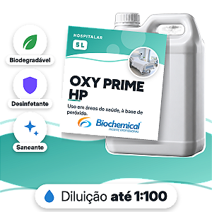 Oxy Prime HP - Desinfetante hospitalar a base de Peróxido de Hidrogênio - 05 L
