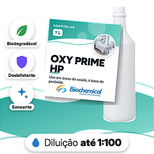 Oxy Prime HP - Desinfetante hospitalar a base de Peróxido de Hidrogênio - 01 L