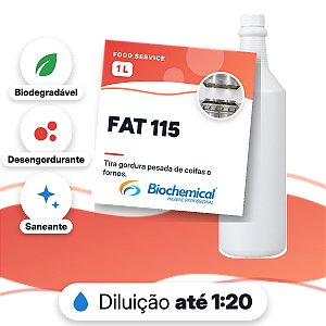 Fat 115 - Desengordurante pesado com ação desinfetante - 01 L