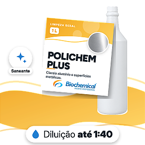 Polichem Plus - Limpador de base ácida para superfícies de alumínio - 01 L