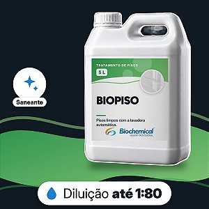 Biopiso - Detergente para pisos de baixa espumação - 05 L