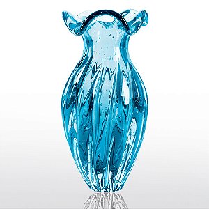 Vaso de Decoração em Murano - Isis - Aquamarine - P