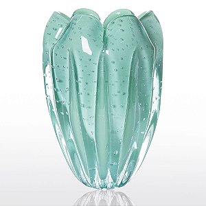 Vaso de Decoração em Murano - Verde Menta - Jelly - Tam M
