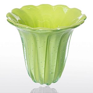 Vaso de Decoração em Murano - Verde Avocado  - Elegance
