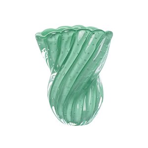 Vaso de Decoração em Murano - Verde Menta - Triunfo - Tam P