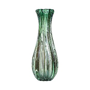 Vaso de Decoração em Murano - Verde Esmeralda - Powerfull - Tam G