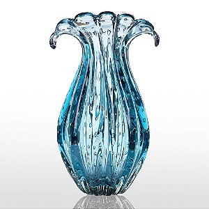 Vaso de Decoração em Murano - Aquamarine - Ly - Tam G