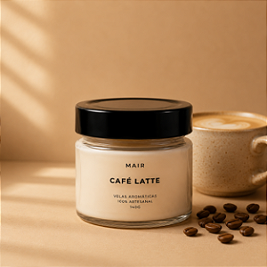 Vela Aromática Café Latte CLASSIC - Café e Baunilha