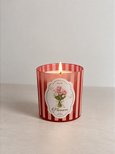 Vela Aromática - Damasco e Pimenta Branca - Florescer